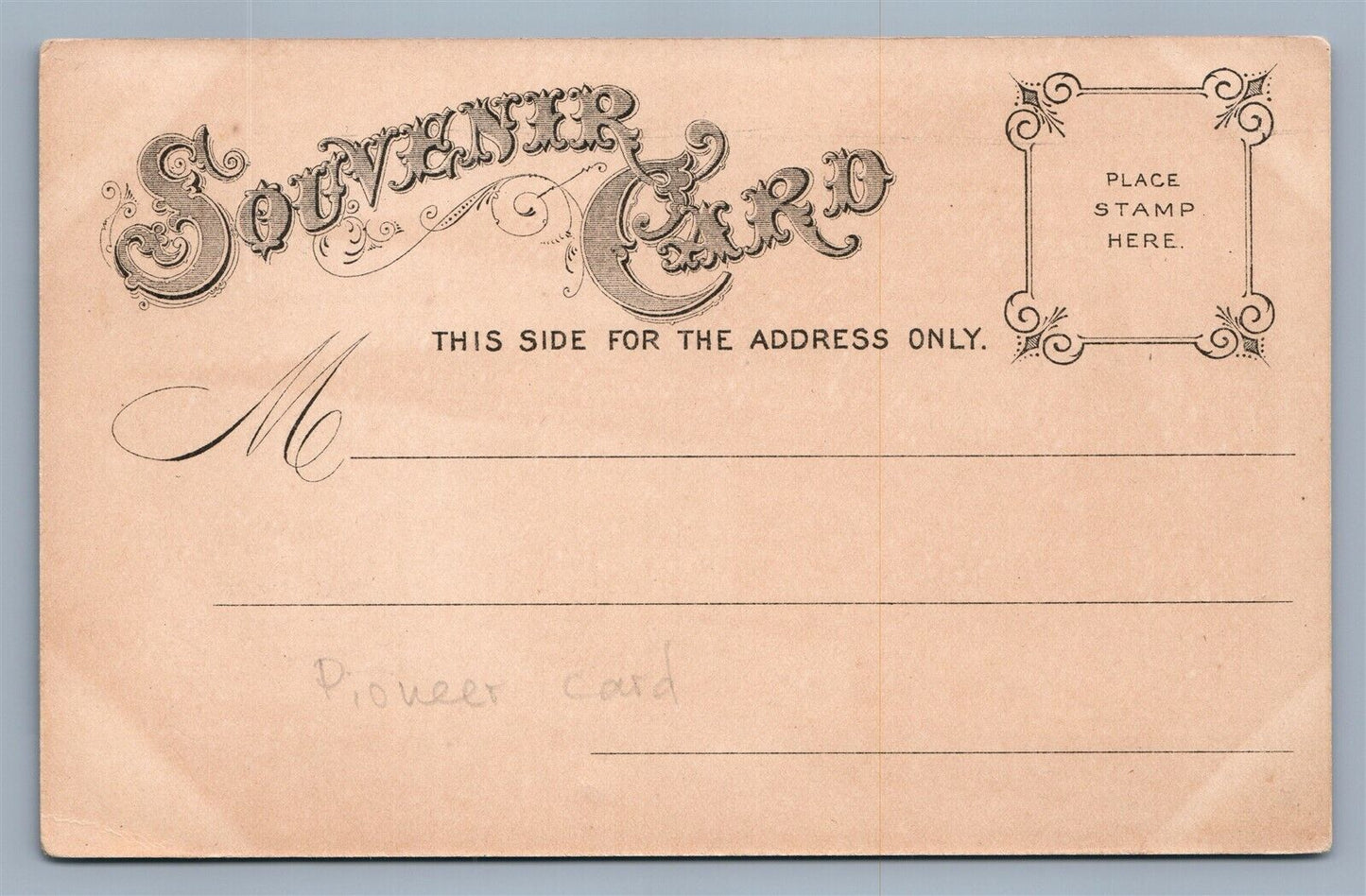 NEW YORK NY 5th AVE. ST.PATRICK'S CATHEDRAL ANTIQUE PIONEER POSTCARD