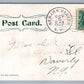 NEWARK VALLEY NY FIRST METHODIST CHURCH ANTIQUE POSTCARD