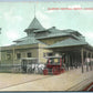 BLUFFS IA RAILROAD STATION RAILWAY TRAIN DEPOT ANTIQUE POSTCARD