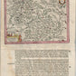 1607 MAP OF MOSCOVIA RUSSIA by G. MERCATOR - HONDIUS copper engraving ANTIQUE