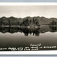 COLVIN RANGE NY MT. MARCY FROM ELK LAKE CAMP VINTAGE REAL PHOTO POSTCARD RPPC