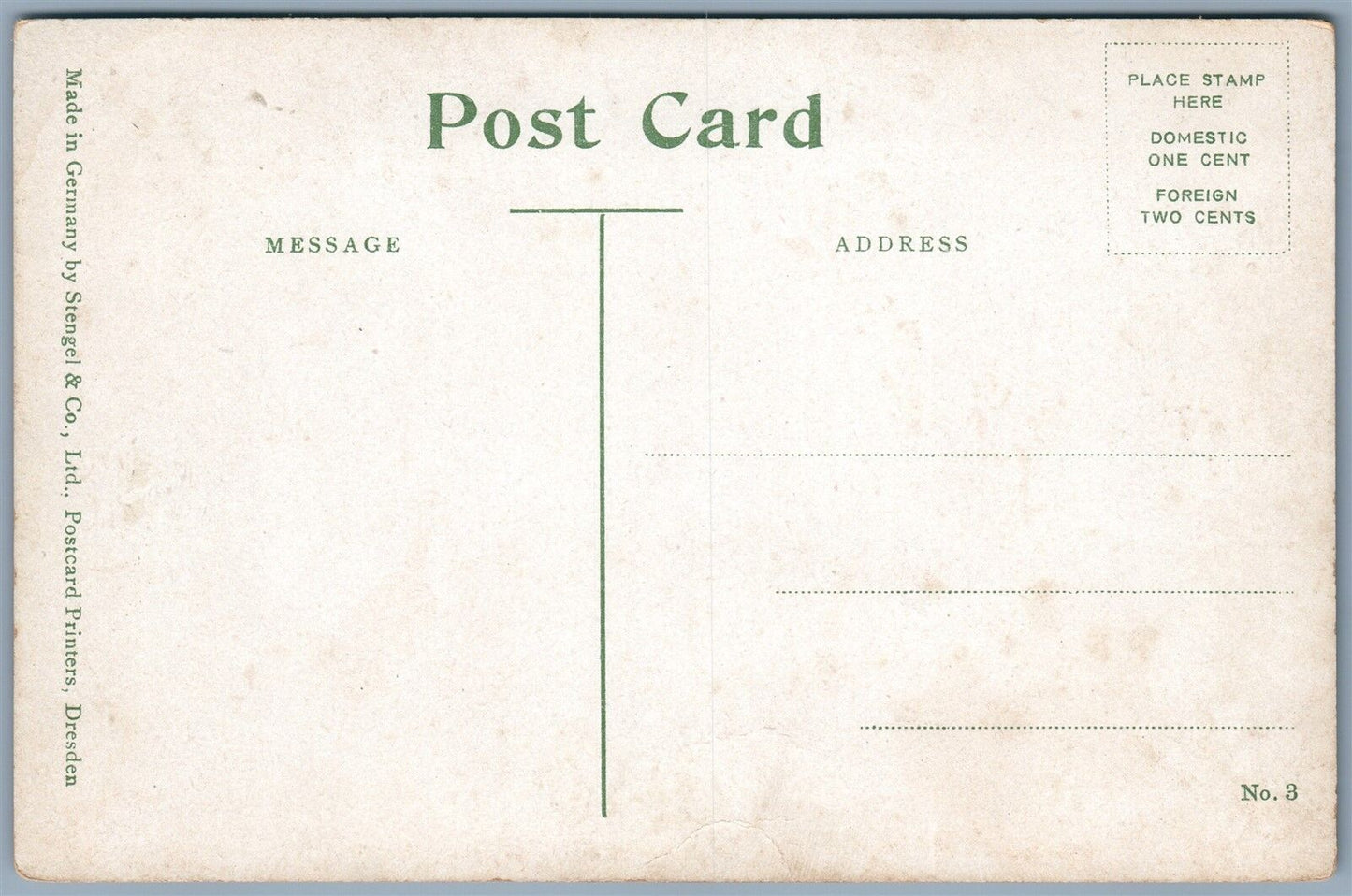 LESTERSHIRE NY SHOE FACTORY ENDICOTT JOHNSON & CO. REAR VIEW NTIQUE POSTCARD