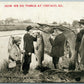 CHICAGO IL FISHING EXAGGERATED 1917 ANTIQUE POSTCARD