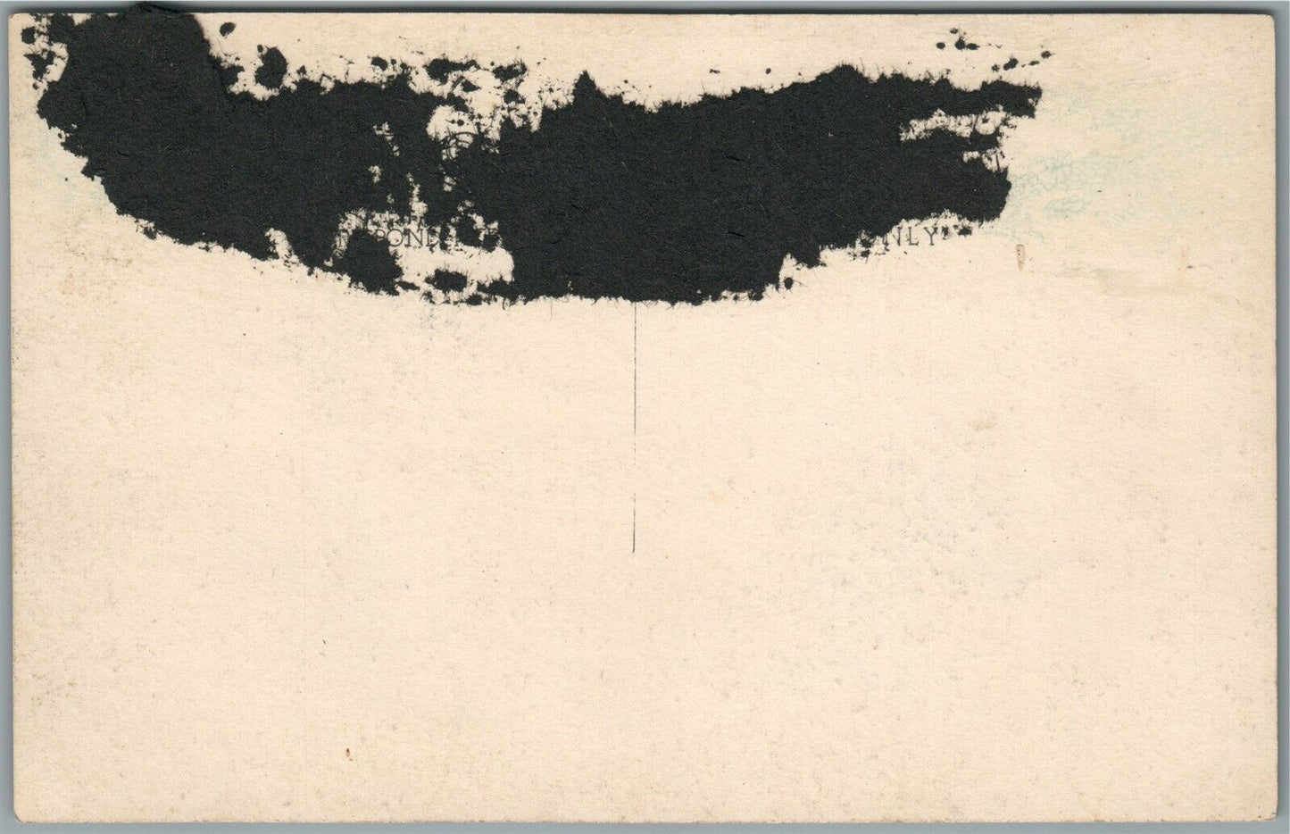 MAN w/ WHITE HORSE ANTIQUE REAL PHOTO POSTCARD RPPC