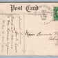 ALDEN NY SORRY I MISSED YOU ANTIQUE POSTCARD