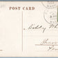 CHIEF OF LITTLE DIOMEDE ISLANDS & FAMILY BERING STRAITS 1909 ANTIQUE POSTCARD