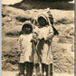 PUEBLO INDIAN KIDS GARDEN OF GODS CO ANTIQUE REAL PHOTO POSTCARD RPPC