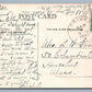 CORINNA ME CENTER STREET 1920 ANTIQUE POSTCARD