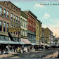ELMIRA NY WEST WATER STREET 1914 ANTIQUE POSTCARD
