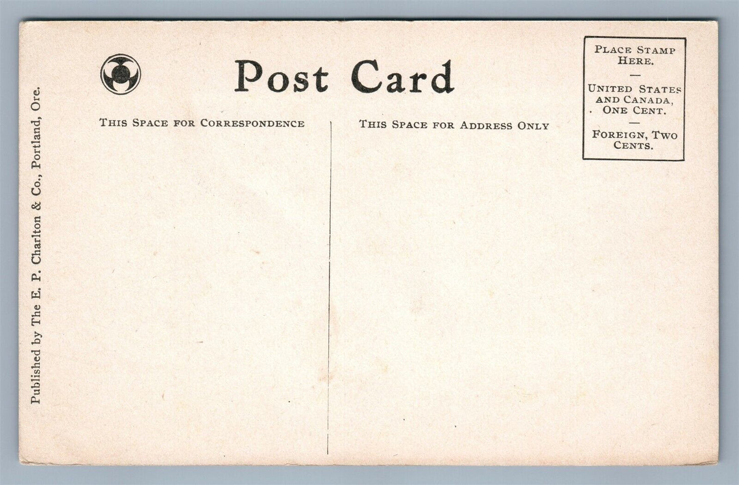 PORTLAND OR ARLINGTON CLUB ANTIQUE POSTCARD