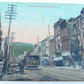 VINTAGE 1911 POSTCARD STREET SCENE MAIN STREET JOHNSTOWN PA