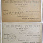 1880s-1890s LOT of 14 NATIONAL PARK BANK of NY ANTIQUE STATEMENT CARDS POSTCARDS