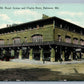 BALTIMORE MD THE GARAGE MT.ROYAL AVE & CHARLES STREET 1910 ANTIQUE POSTCARD