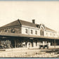 LANSDALE PA RAILROAD STATION RAILWAY DEPOT ANTIQUE REAL PHOTO POSTCARD RPPC