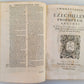 1676 VELLUM BOUND BIBLE COMMENTARY on PROPHETS ILLUSTRATED MASSIVE FOLIO antique