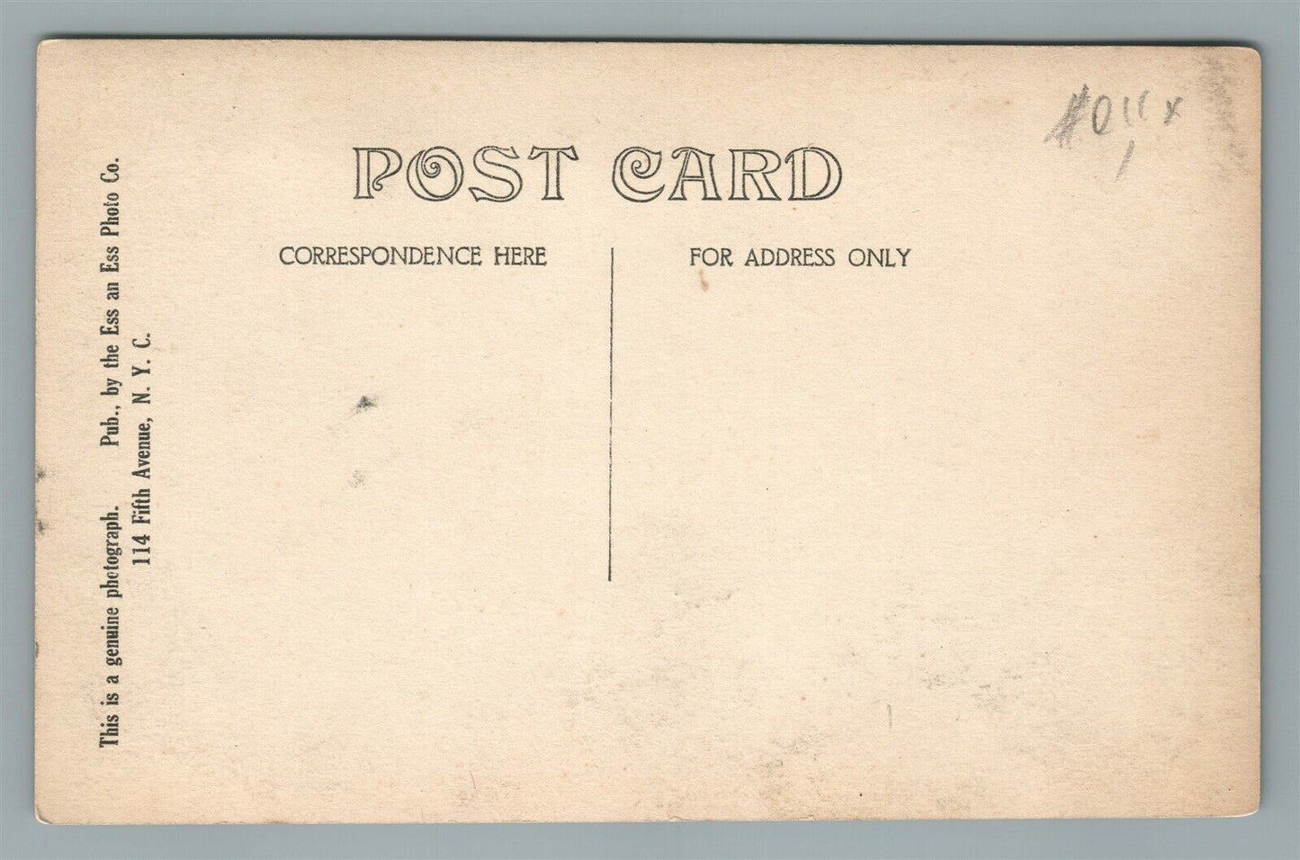 ARDSLEY NY SQUARE ANTIQUE REAL PHOTO POSTCARD RPPC