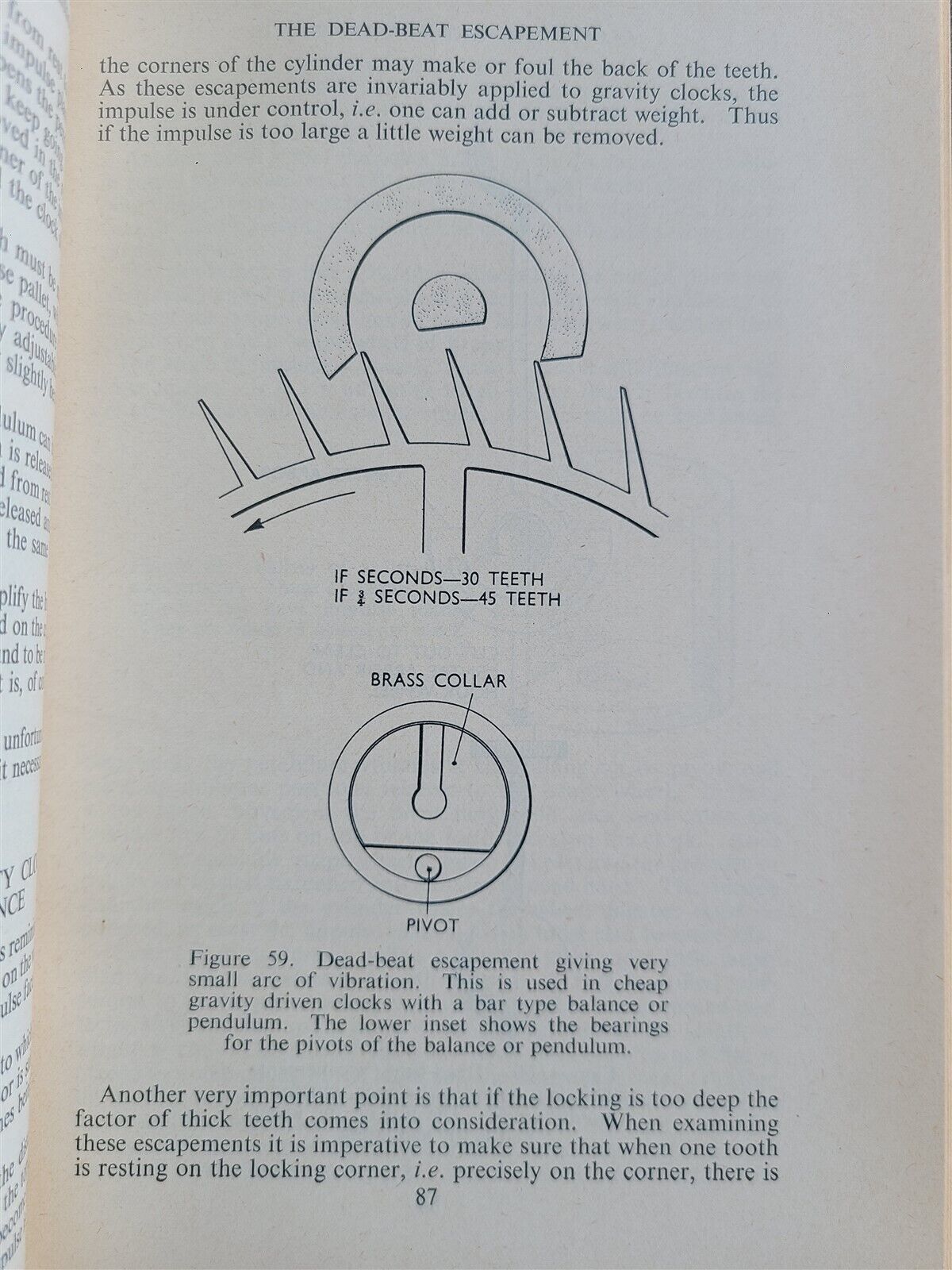 1950s CLOCK & WATCH ESCAPEMENTS by W.J. GAZELEY illustrated vintage