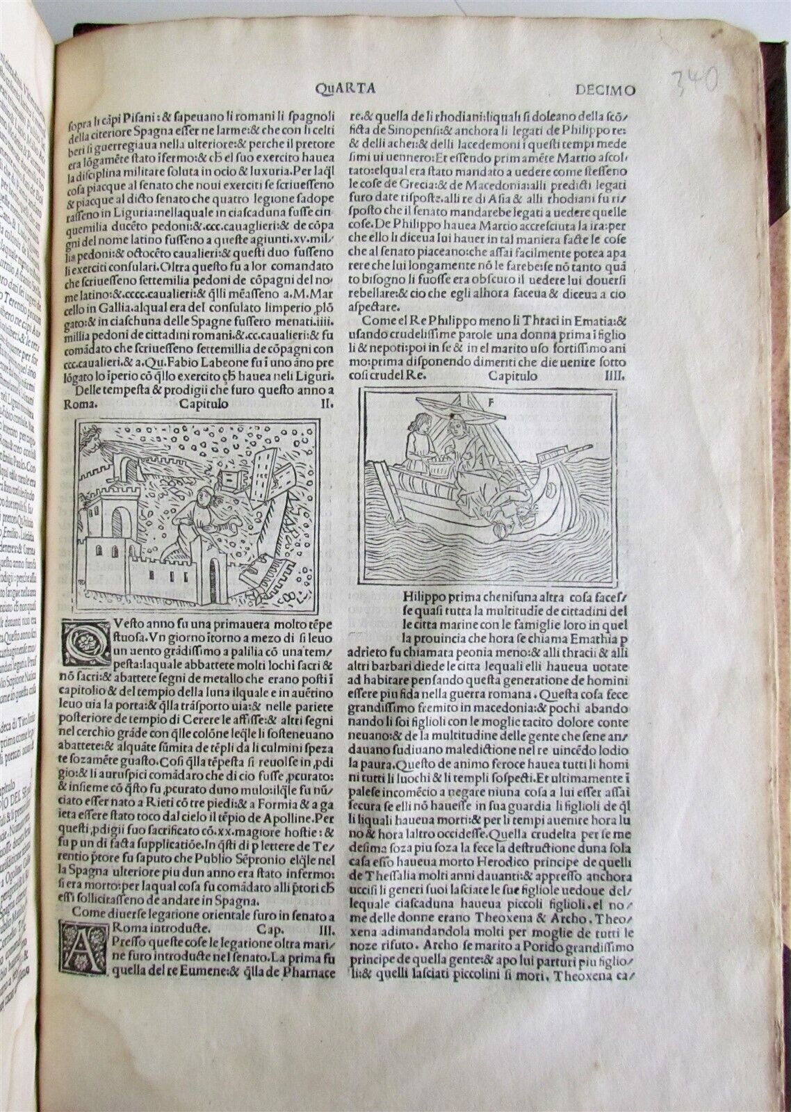 1493 INCUNABULA illustrated TITUS LIVIUS HISTORY antique FOLIO incunable RARE