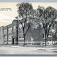 MAUSTON WI NEW HIGH SCHOOL VINTAGE POSTCARD