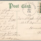 PROMPTON PA WAYNE CO. STREET VIEW ANTIQUE POSTCARD