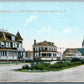 ROCKAWAY BEACH LONG ISLAND NY WASHINGTON AVE. BELLE HARBOR 1911 ANTIQUE POSTCARD