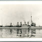 MILITARY SHIP U.S.S. McFARLAND VINTAGE REAL PHOTO POSTCARD RPPC