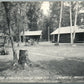 CURTIS MI OLD COLONY LOG CABINS VINTAGE REAL PHOTO POSTCARD RPPC