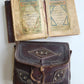 19th CENTURY MANUSCRIPT KORAN in OTTOMAN TURKISH LANGUAGE antique w/LEATHER CASE