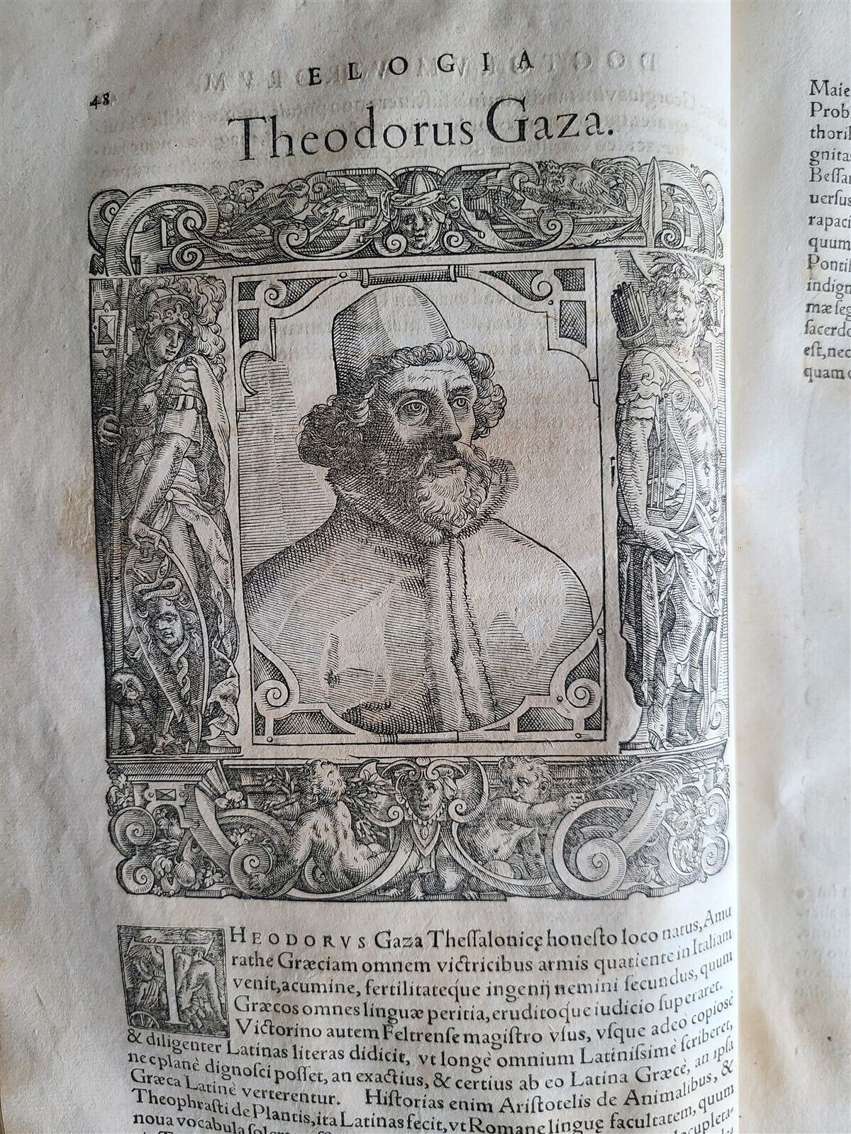 1577 ELOGIA VIRORUM LITERIS ILLUSTRIUM 63 ENGRAVINGS by Tobias Stimmer antique