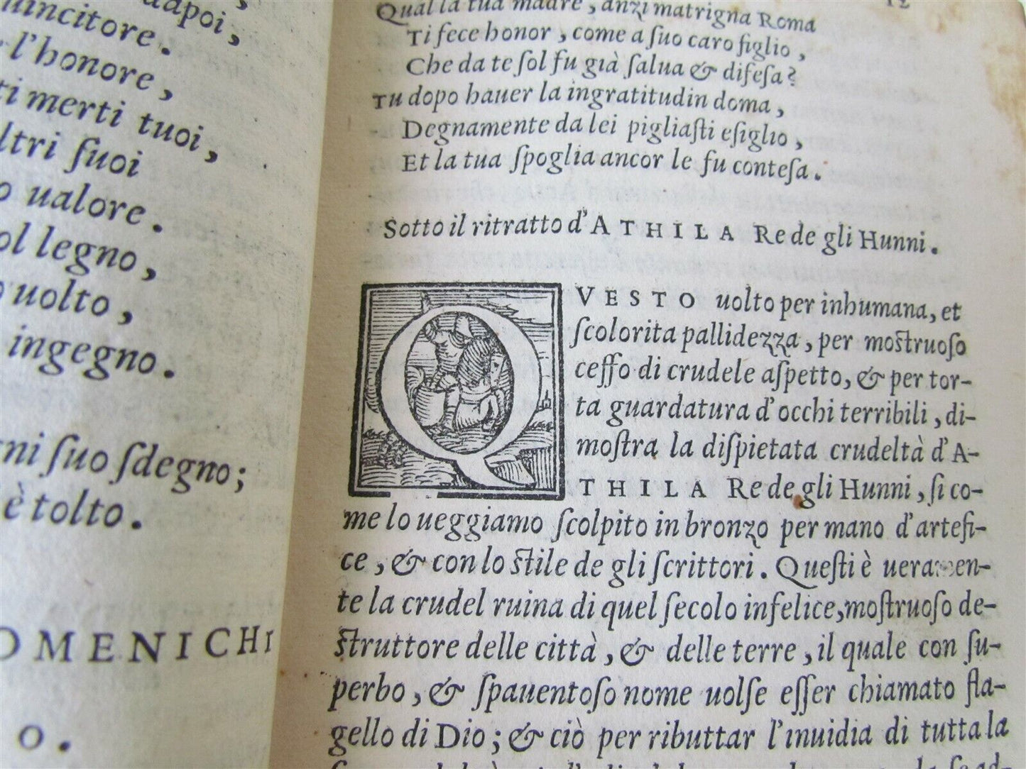 1557 MILITARY LEADERS BIOGRAPHIES antique by PAOLO GIOVIO VELLUM BOUND RARE