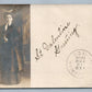 VALENTINE 1906 ANTIQUE REAL PHOTO POSTCARD RPPC WELL DRESSED LADY