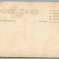 WWI AMERICAN SOLDIERS w/ MINE SHELLS DISPLAY ANTIQUE REAL PHOTO POSTCARD RPPC