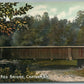 CHATHAM NY OLD RED BRIDGE ANTIQUE POSTCARD