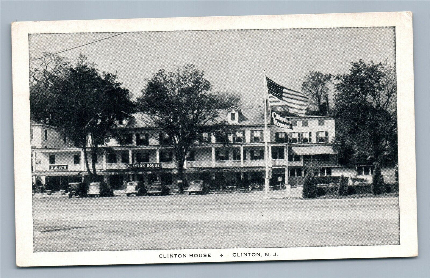 CLINTON NJ CLINTON HOUSE 1943 VINTAGE POSTCARD