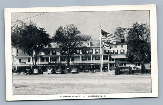 CLINTON NJ CLINTON HOUSE 1943 VINTAGE POSTCARD
