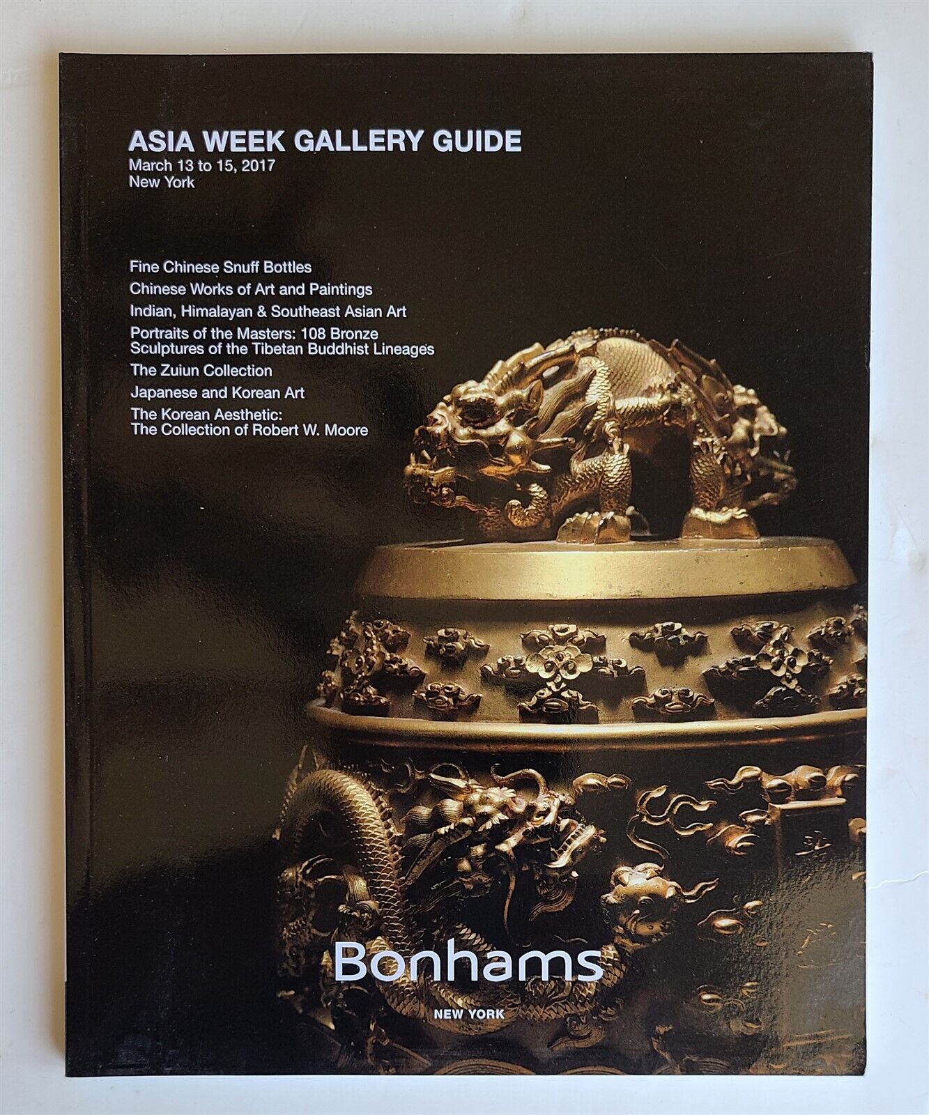 ASIAN WEEK GALLERY GUIDE BONHAMS 2017 AUCTION CATALOG