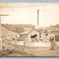 SAWMILL SCENE ANTIQUE REAL PHOTO POSTCARD RPPC