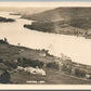 MASCOMA LAKE NH BIRDS EYE VIEW ANTIQUE REAL PHOTO POSTCARD RPPC