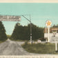 TEXACO GAS STATION LAKE SUPERIOR CANADA COULAIS BAY RIVER AREA ANTIQUE POSTCARD