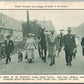 DISTANCE WALKERS D.H.WOOLF BROADWAY NEW YORK ANTIQUE POSTCARD KANSAS CITY MO