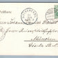 BERLIN GERMANY UNIVERSITY 1902 ANTIQUE POSTCARD w/ STAMP