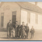 PLEASANT HILL PA SCHOOL HOUSE 1908 ANTIQUE REAL PHOTO POSTCARD RPPC
