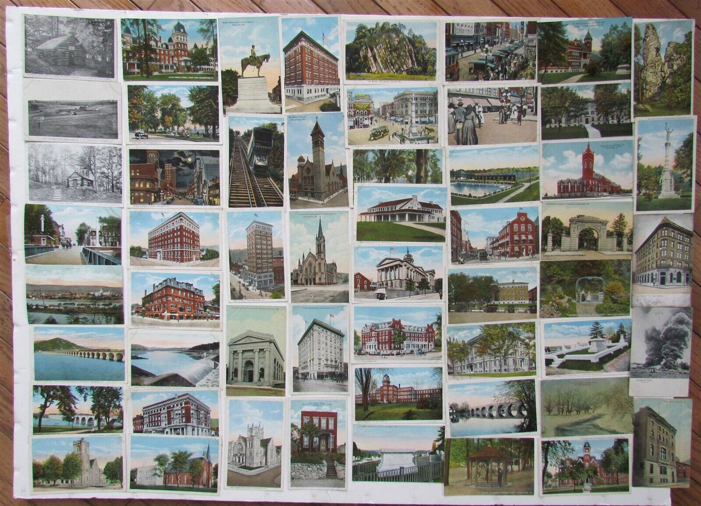 Lot of 130 PENNSYLVANIA ANTIQUE POSTCARDS