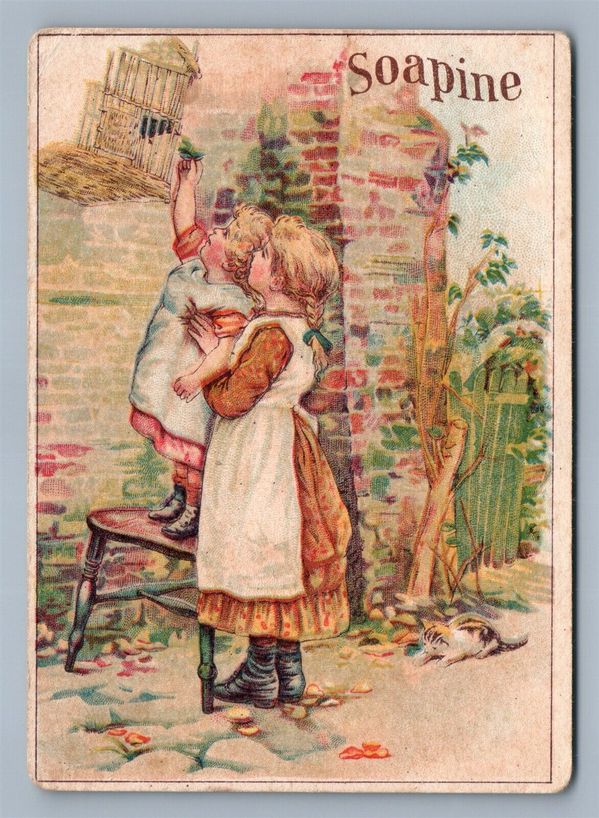 SOAPINE PROVIDENCE RI VICTORIAN TRADE CARD