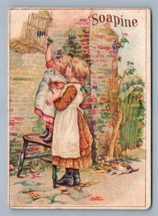 SOAPINE PROVIDENCE RI VICTORIAN TRADE CARD