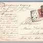 MILITARY THEME ITALIAN ARTIST SIGNED ANTIQUE POSTCARD w/ STAMP