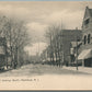 PLAINFIELD NJ FRONT STREET ANTIQUE POSTCARD