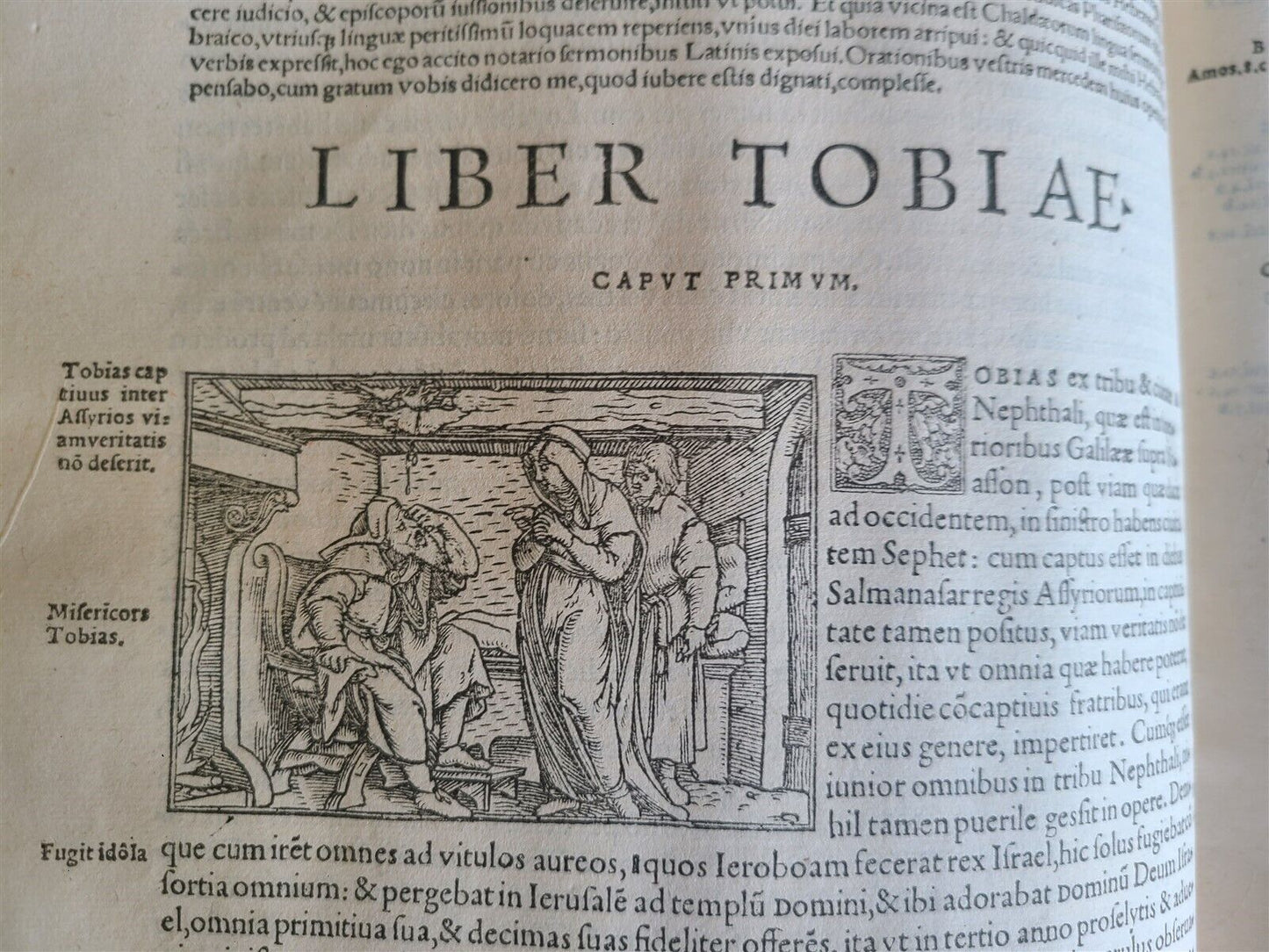 1543 BIBLE LATIN ANTIQUE FOLIO ILLUSTRATED HANS HOLBEIN ZWINGLIBIBEL APOCALYPSE