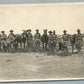 WWI ERA CAVALRY UNIT ANTIQUE REAL PHOTO POSTCARD RPPC