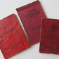 RUSSIAN LOT of 7 SOVIET 1940s-70s DOCUMENTS ID BOOKLETS